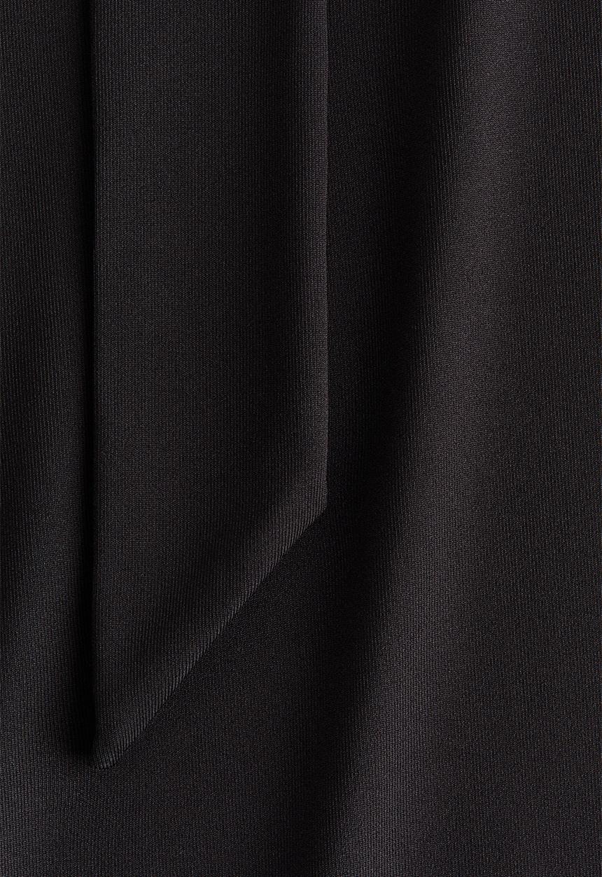 H&M - Scarf-detail top - black