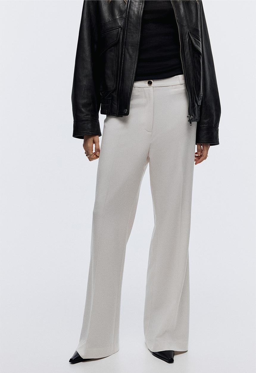 H&M - Tailored trousers - white