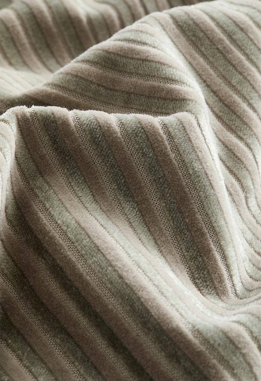 H&M - Corduroy cushion cover - light khaki green