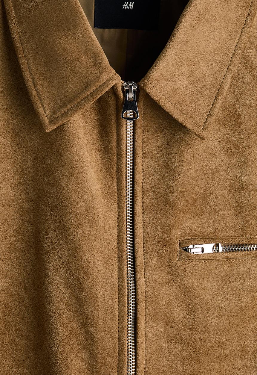 H&M - Collared jacket - dark beige