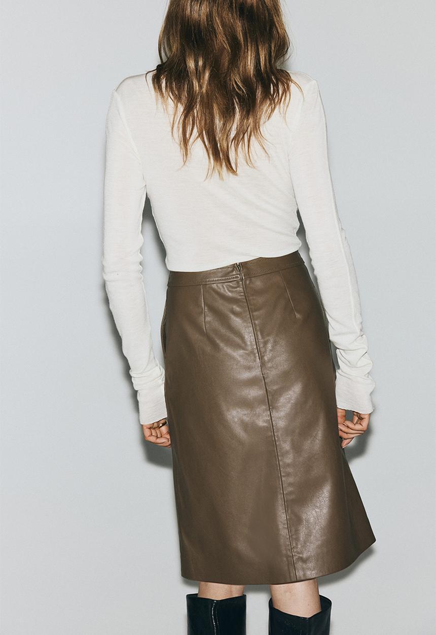 H&M - Pencil skirt - brown
