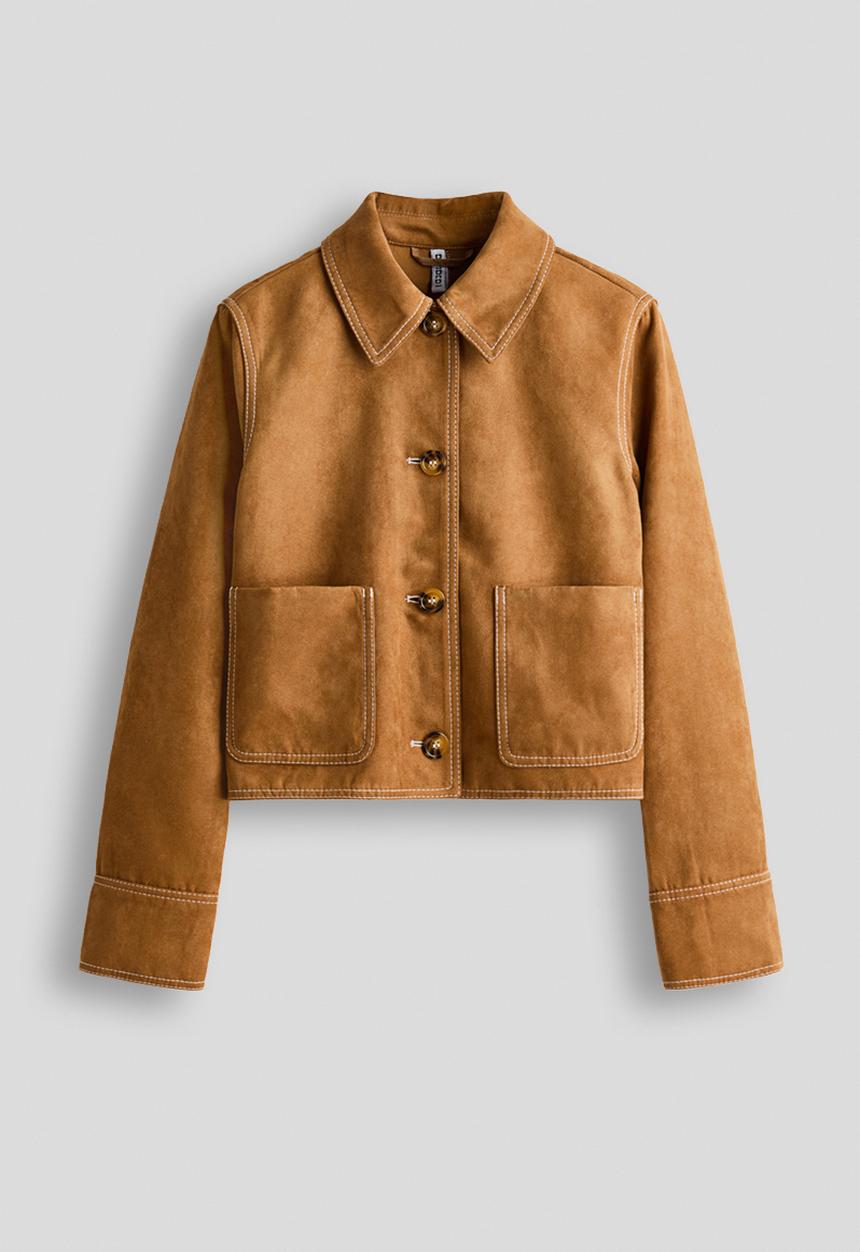 H&M - Collared jacket - beige