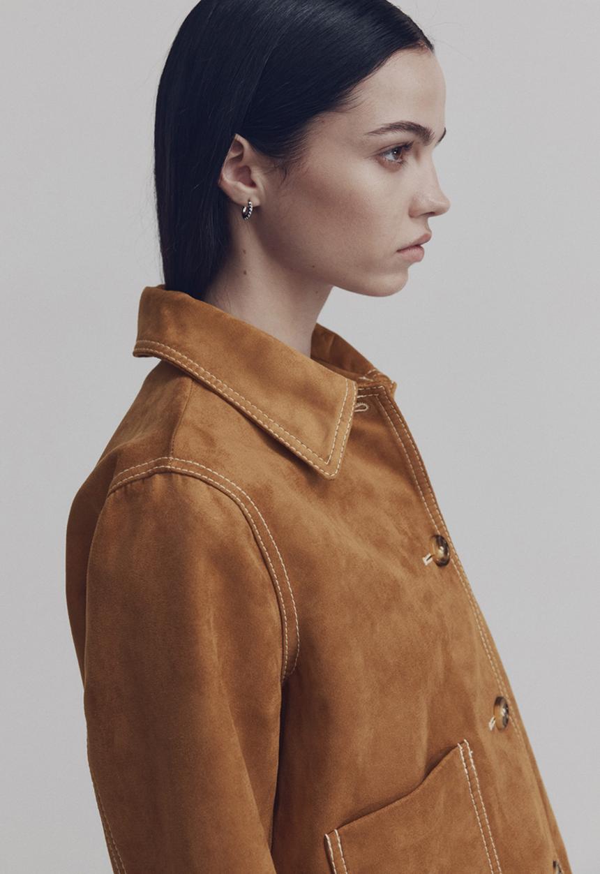 H&M - Collared jacket - beige