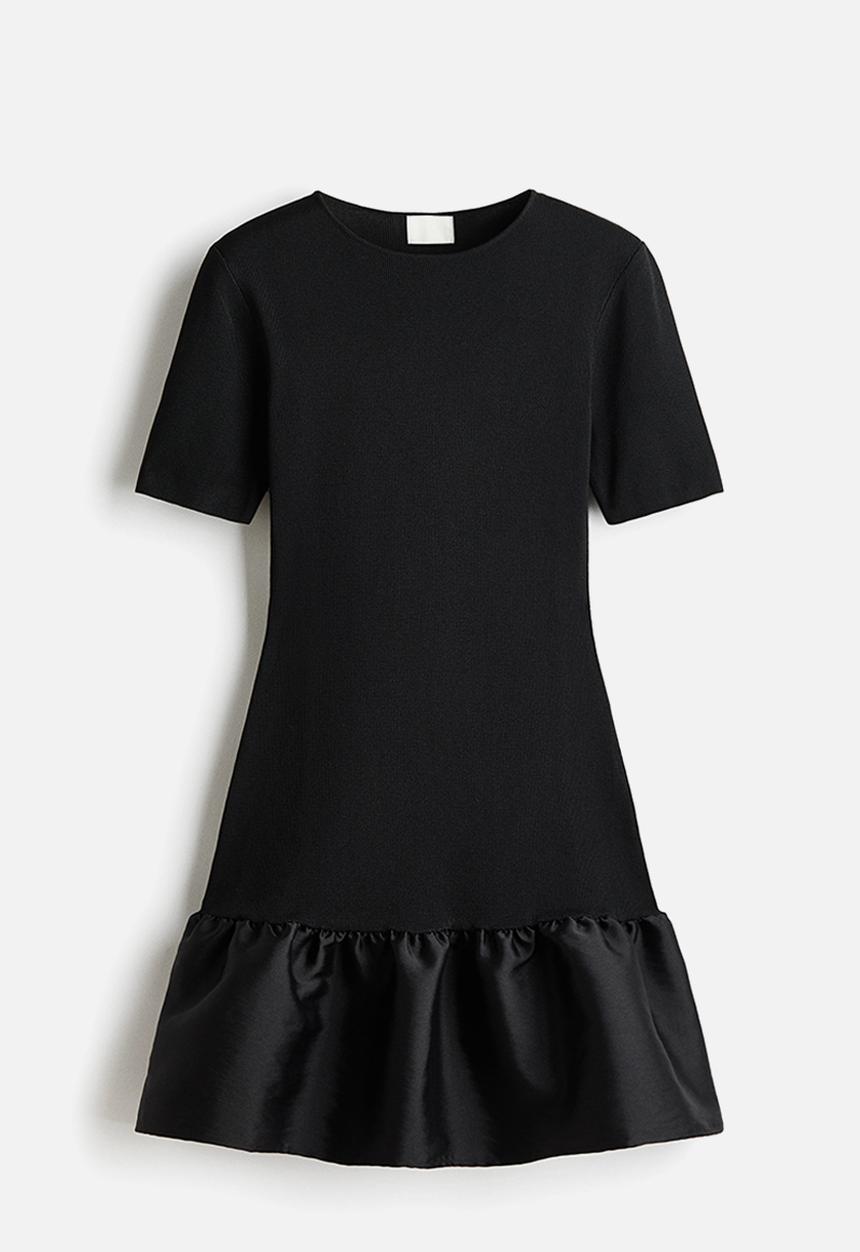 H&M - Knitted dress - black