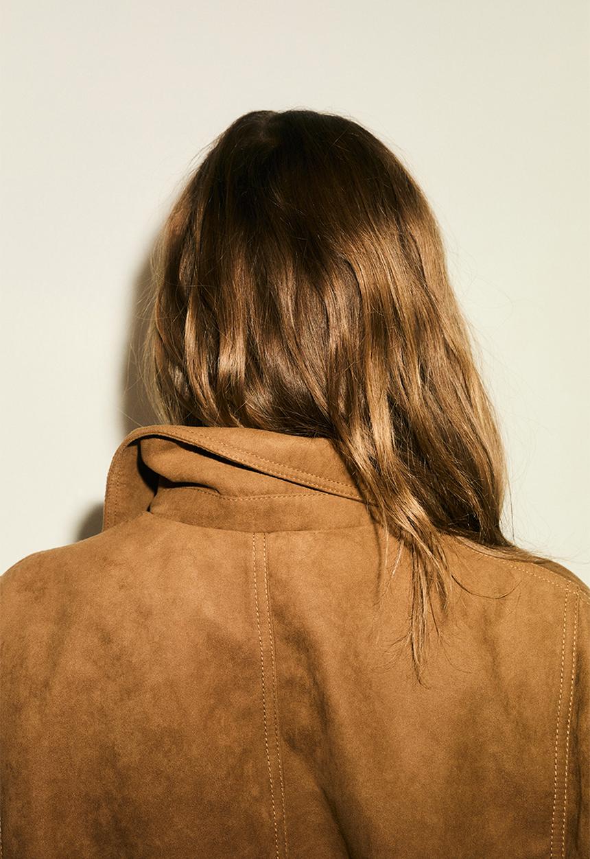 H&M - Napped jacket - dark beige