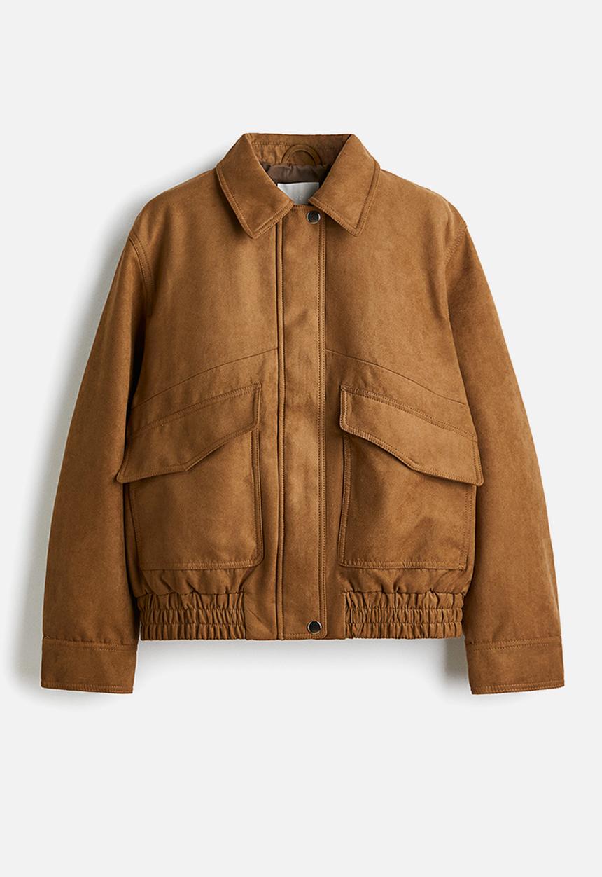 H&M - Napped jacket - dark beige