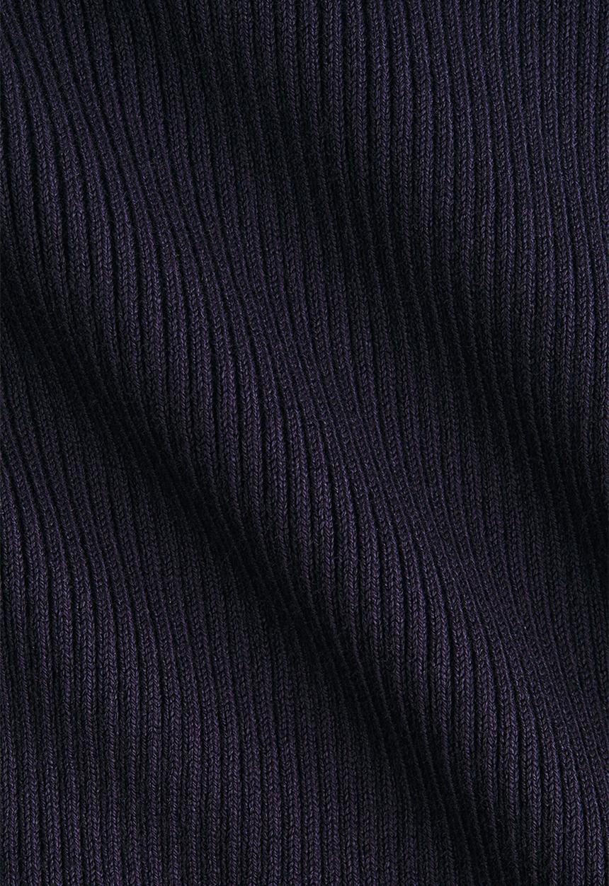 H&M - Rib-knit top - navy blue