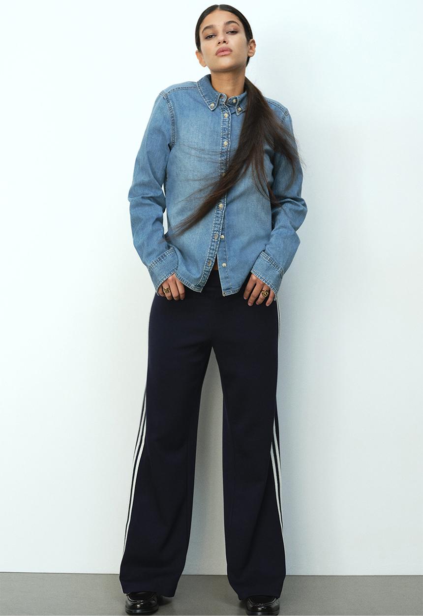H&M - Denim shirt - denim blue