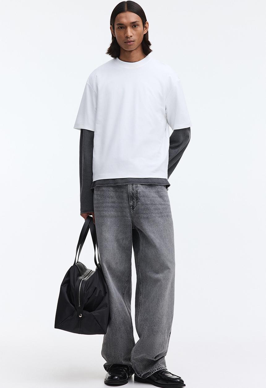 H&M - Oversized fit t-shirt - white