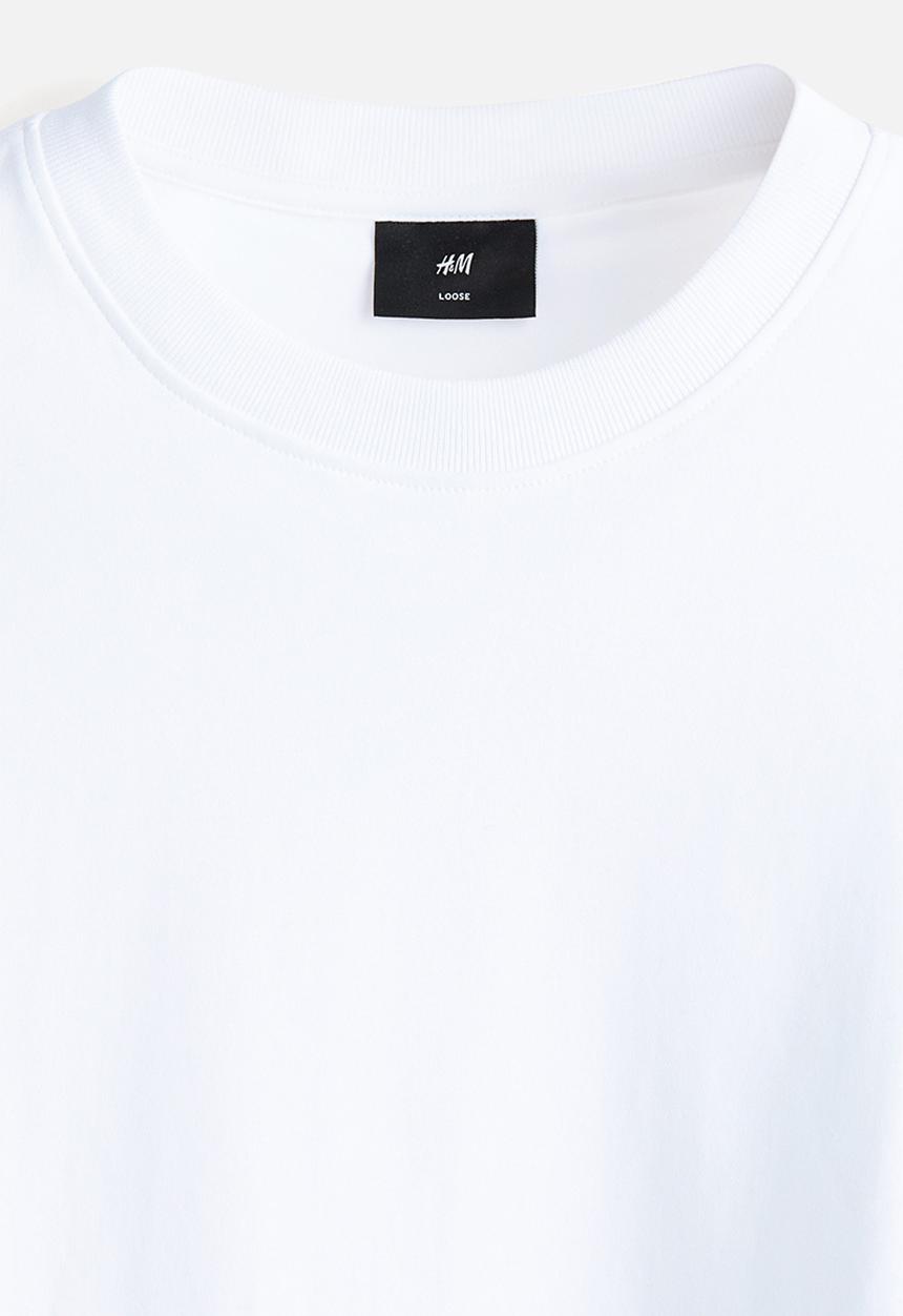 H&M - Oversized fit t-shirt - white