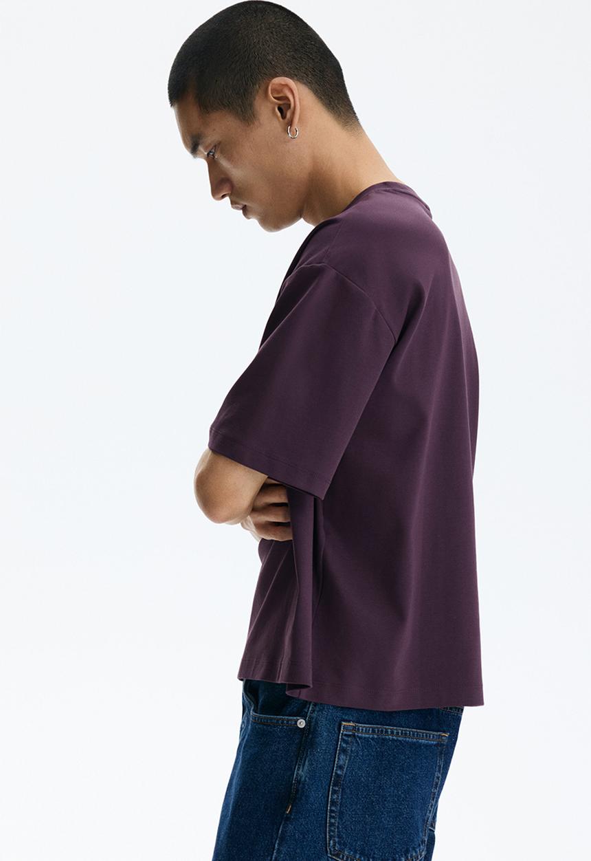 H&M - Oversized fit t-shirt - dark purple