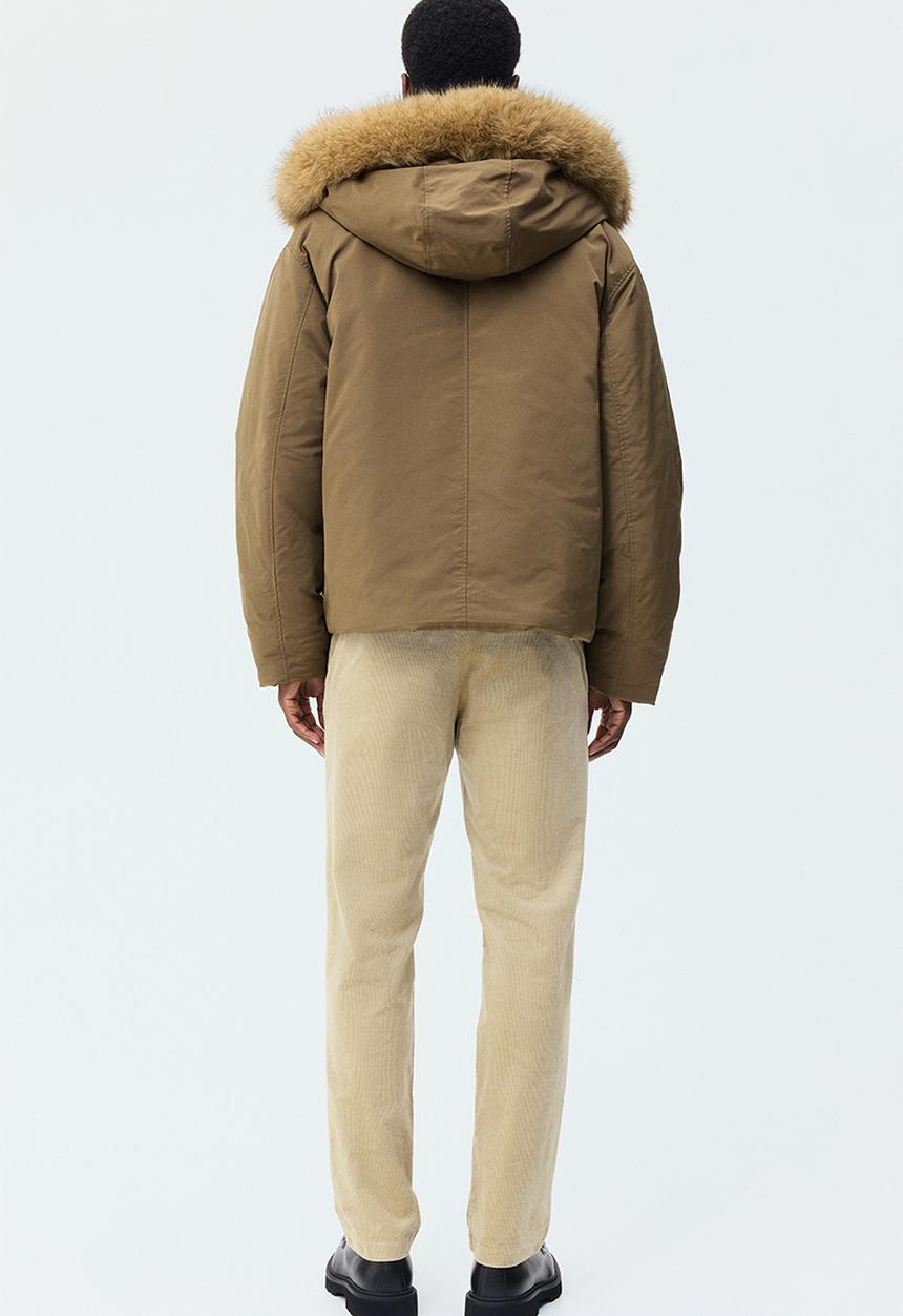 H&M - Regular fit corduroy trousers - beige