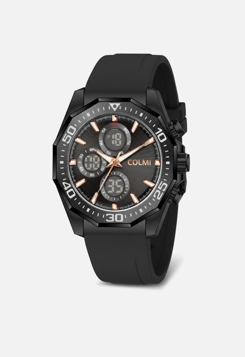 NOX Sport Chronograph Watch CM-1NOXR-1R - Rose Gold/ Black