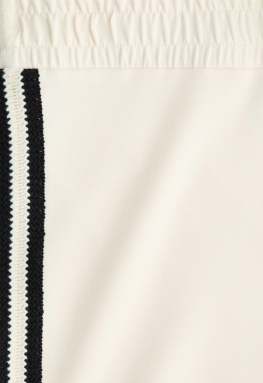 H&M - Pull-on scuba trousers - cream