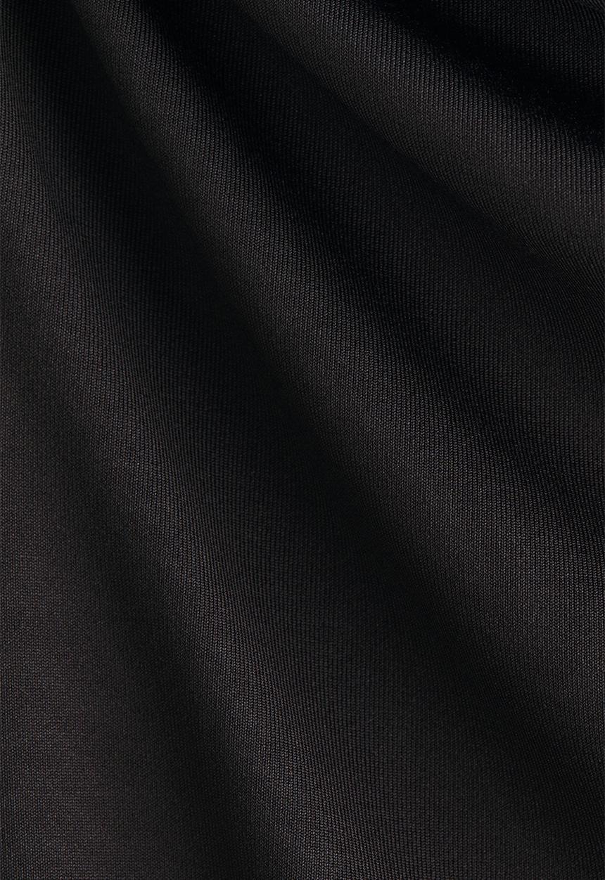 H&M - Draped one-shoulder dress - black