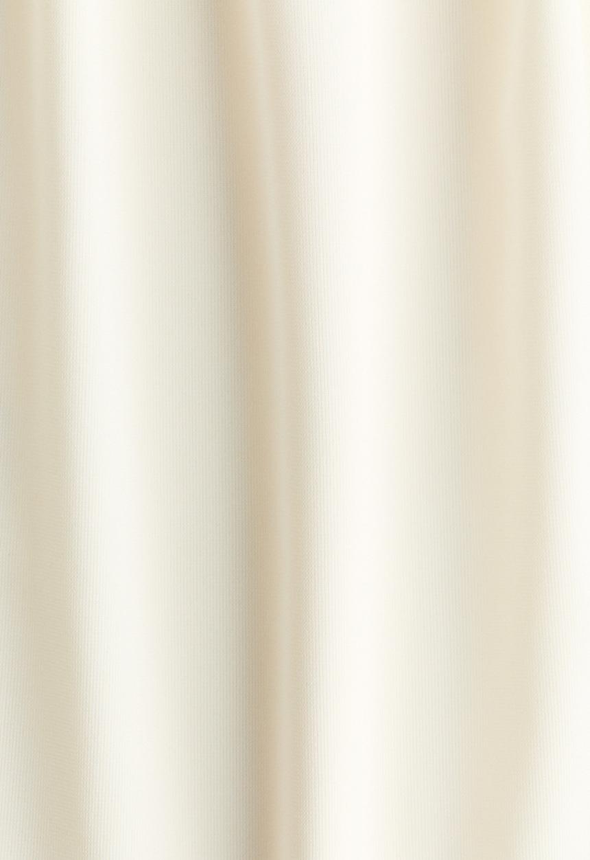 H&M - Cowl-neck shoulder-pad body - cream