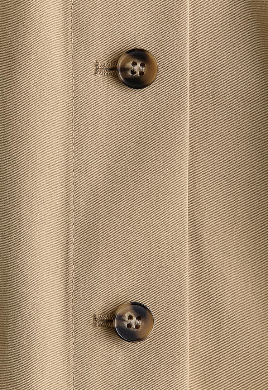 H&M - Scarf-collar trench cape - beige