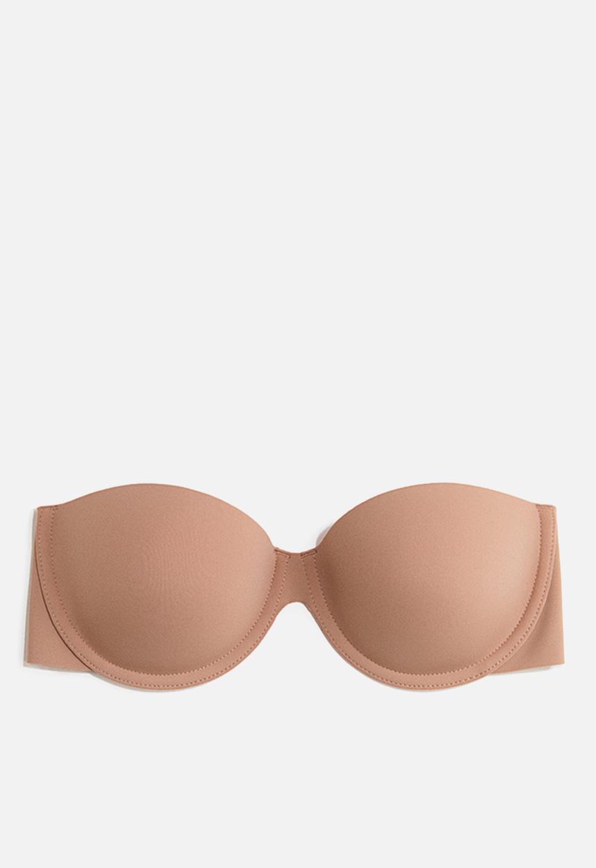 H&M - Underwired self-adhesive bra - dark beige