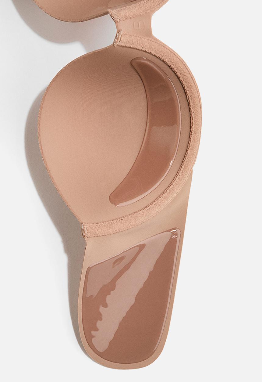 H&M - Underwired self-adhesive bra - dark beige