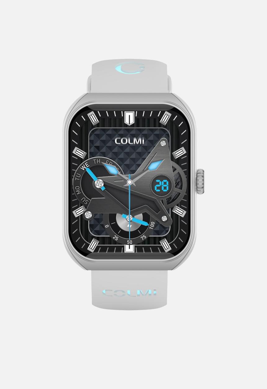 Colmi - COLMI P86 Smart Watch Two-colour Strap Bands P86-SSB - Silver