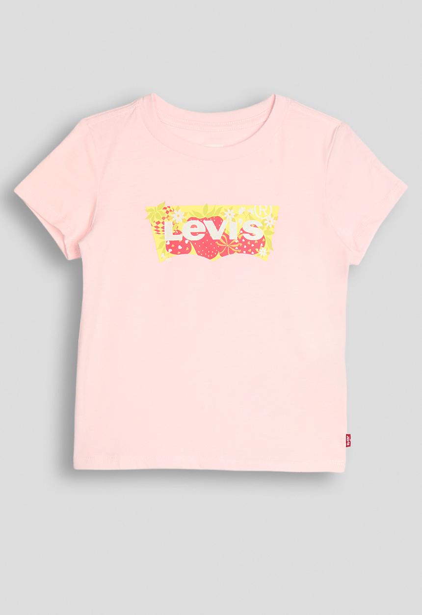 Levi’s® - Lvg Strawberry Short Sleeve Batwing Tee - Crystal Pink 