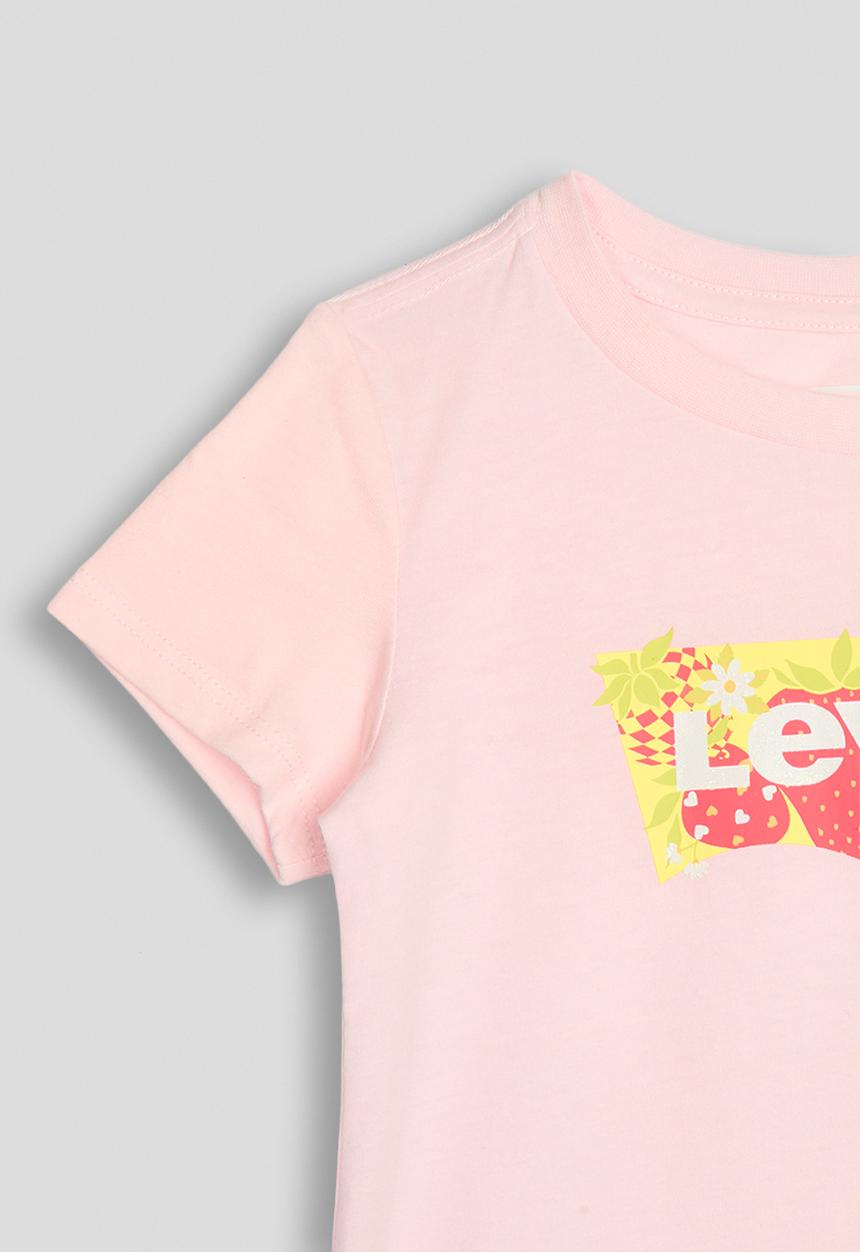 Levi’s® - Lvg Strawberry Short Sleeve Batwing Tee - Crystal Pink 