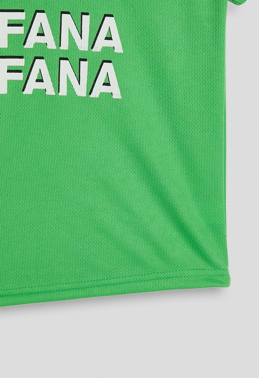 Pop Candy - V-neck short sleeve tee - green/gold