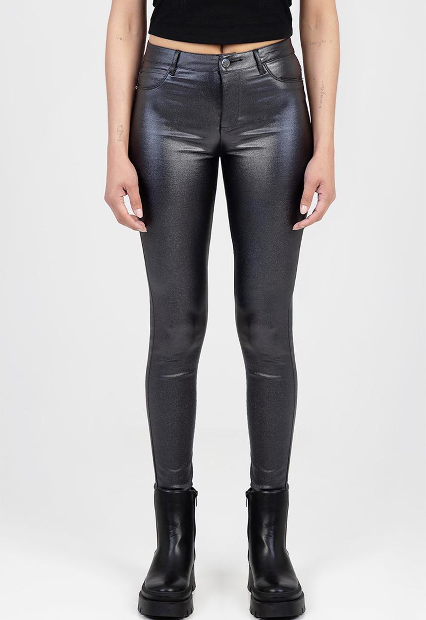 SISSY BOY - Riley Skinny Pants - Charcoal/Black