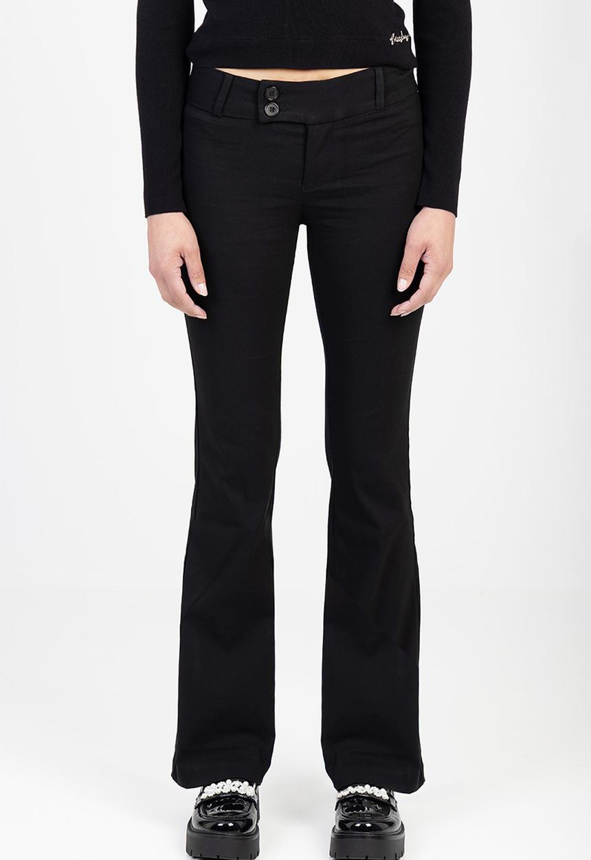 SISSY BOY - Gill Bootleg Trousers - Black