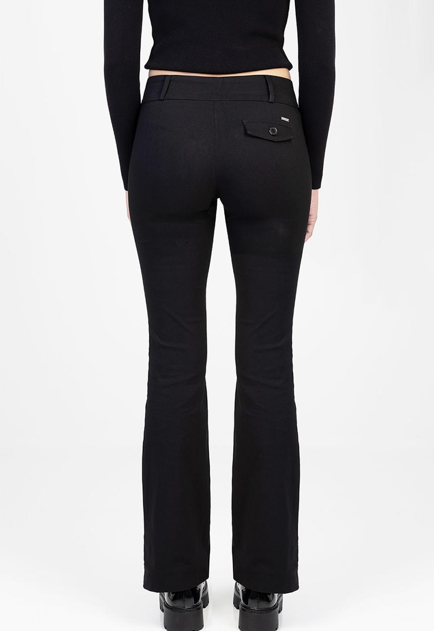 SISSY BOY - Gill Bootleg Trousers - Black