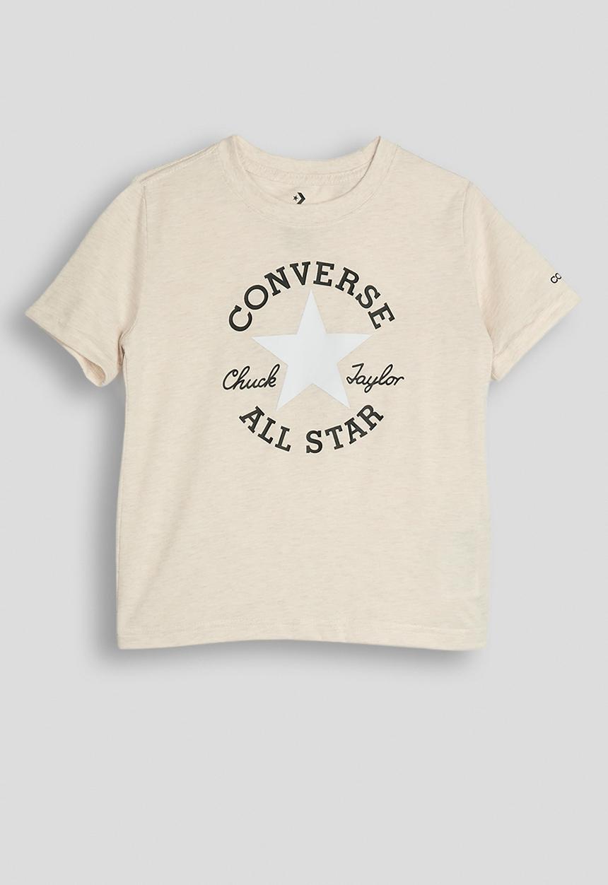 Converse - Cnvb Dissected Chuck Patch Short sleeve - Light Oatmeal Heather 