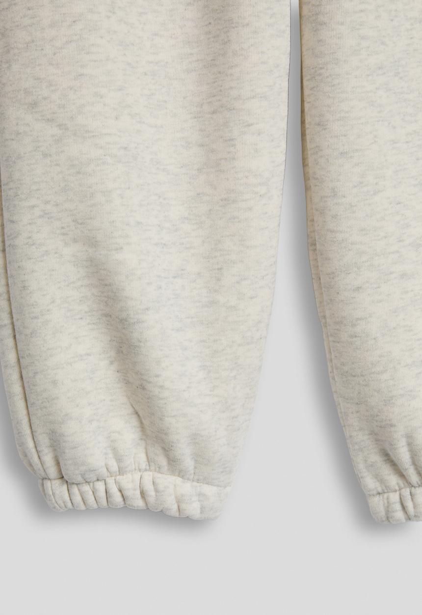 Pop Candy - Melange joggers - parchment white