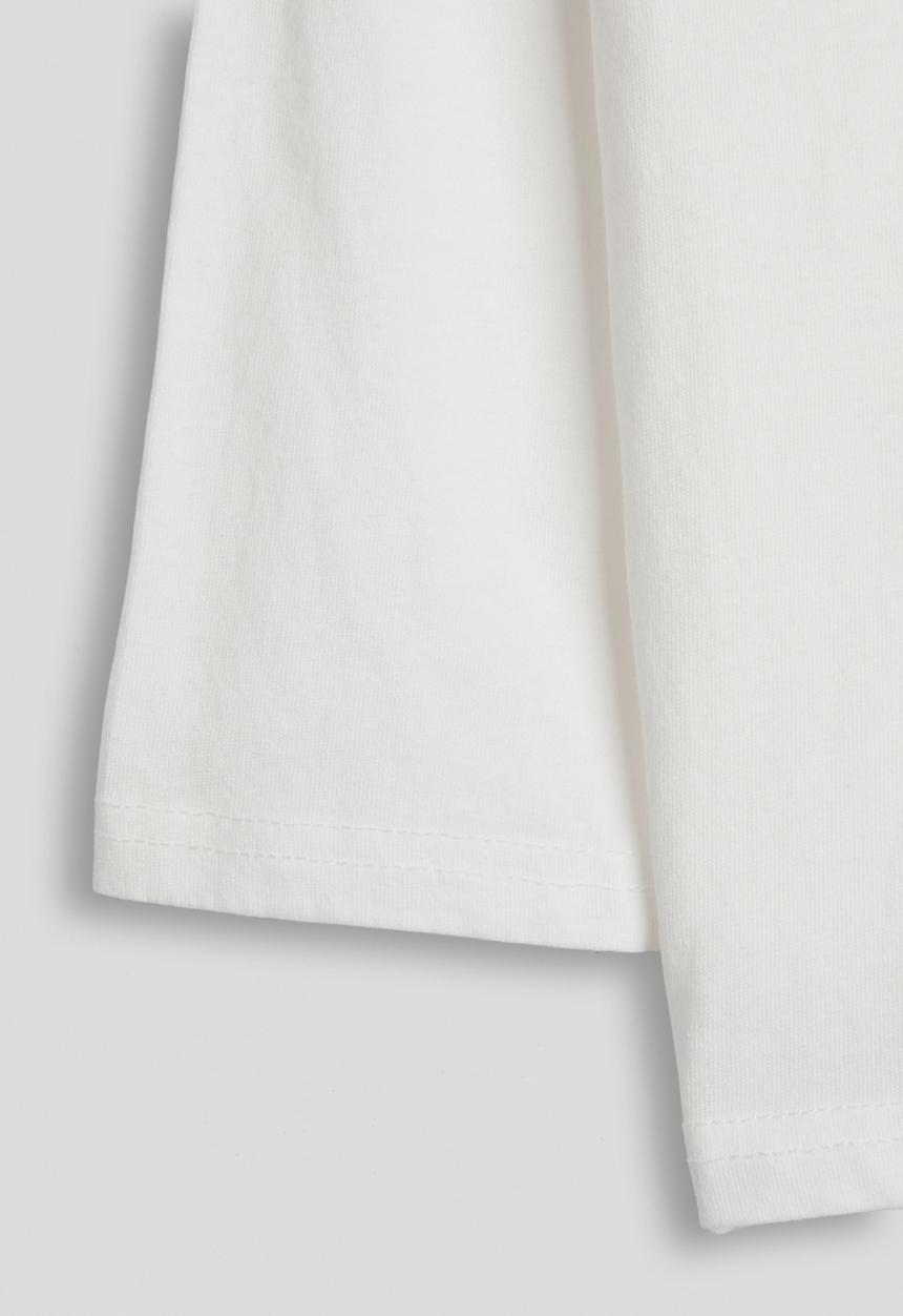 Pop Candy - Overlap pocket tee - white
