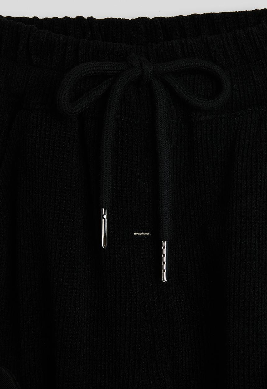 Pop Candy - Panda pocket joggers - black