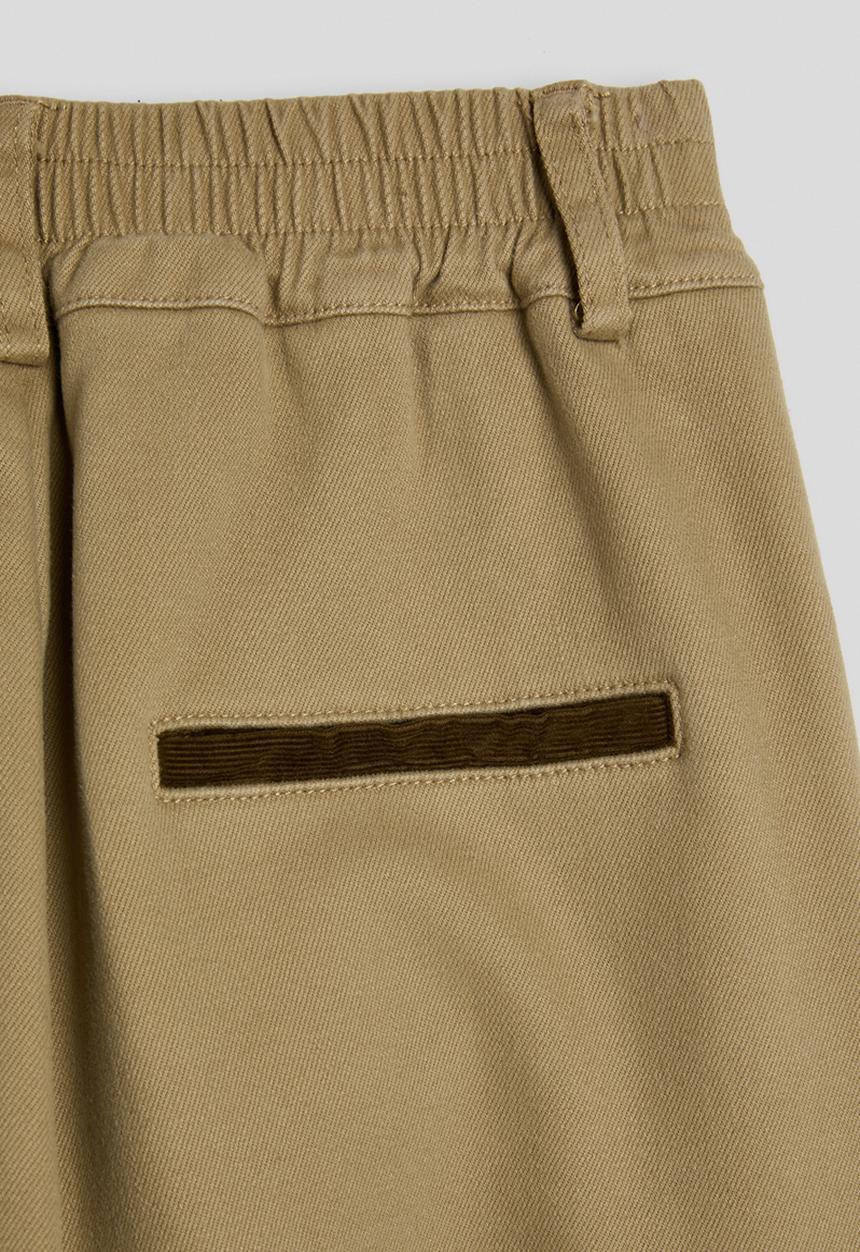 Pop Candy - Side stripe pants - khaki