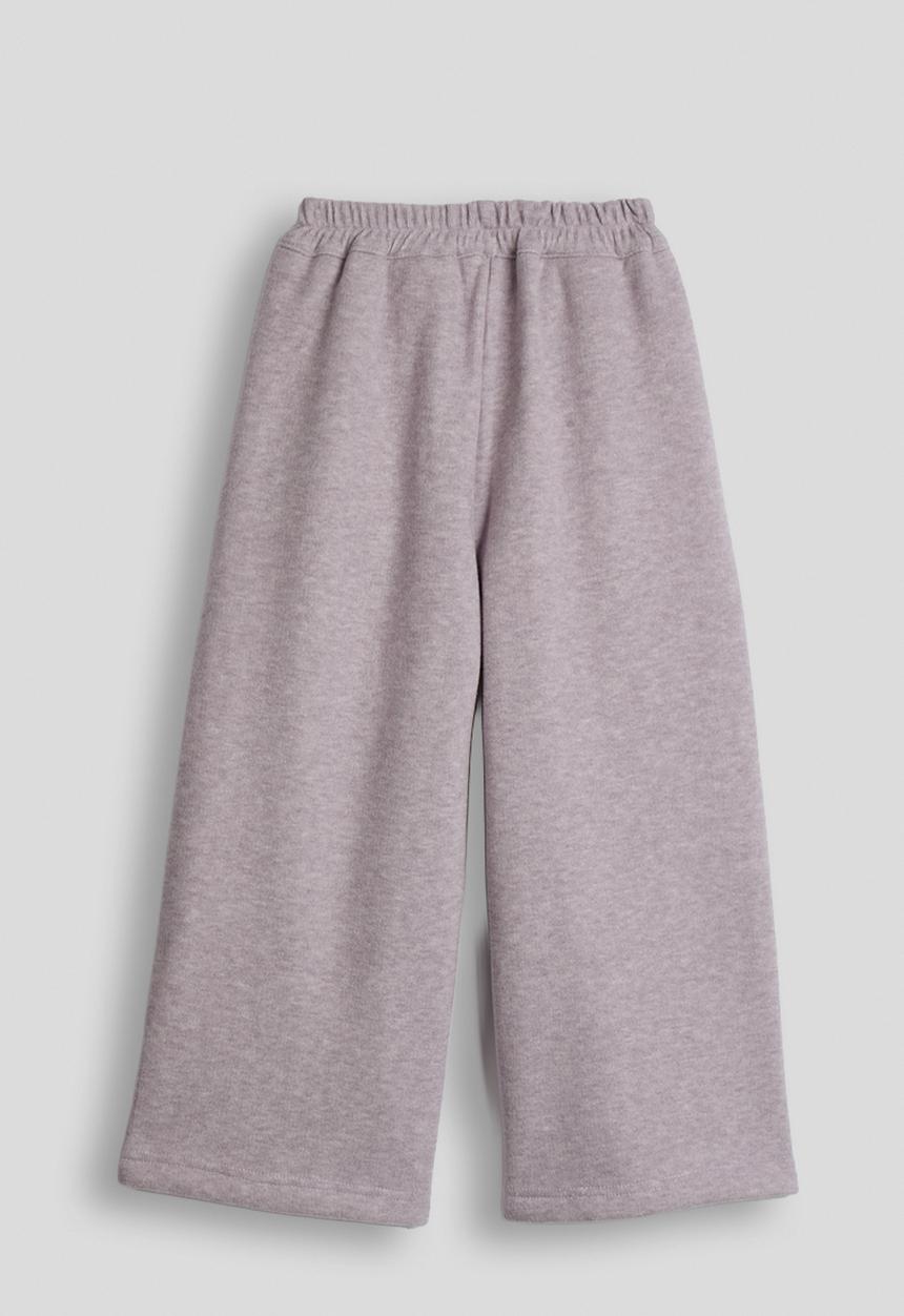 Pop Candy - Melange pintuck sweatpants - lilac