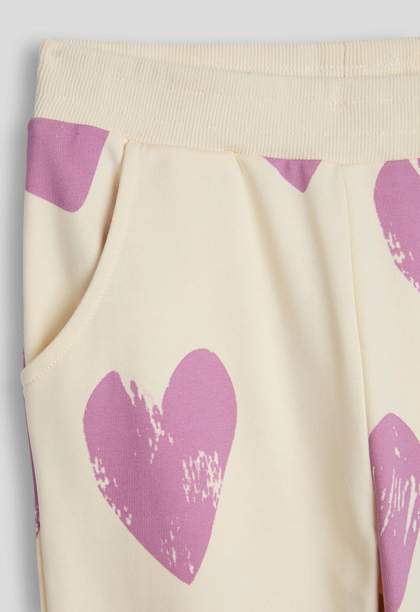 Pop Candy - All-over print joggers - cream/purple