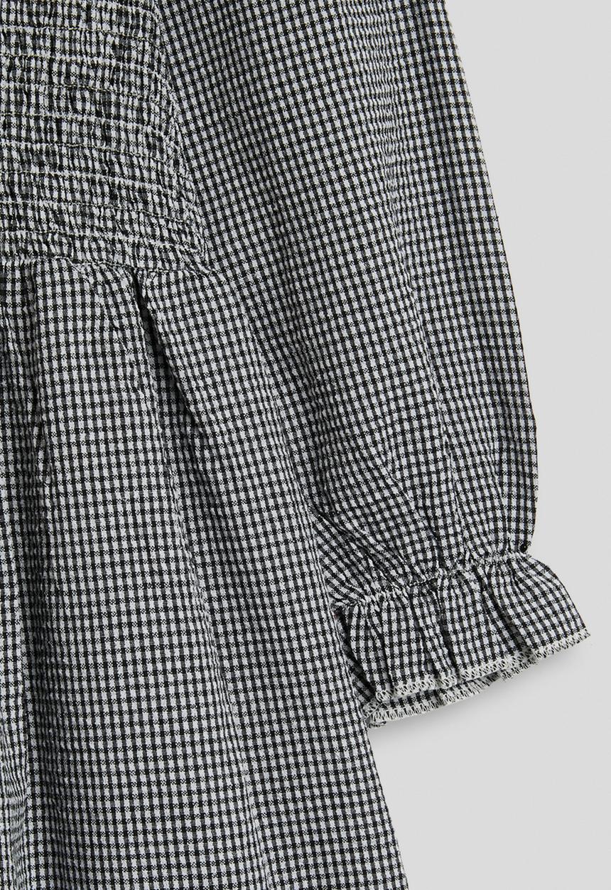 Pop Candy - Smocked dress - charcoal