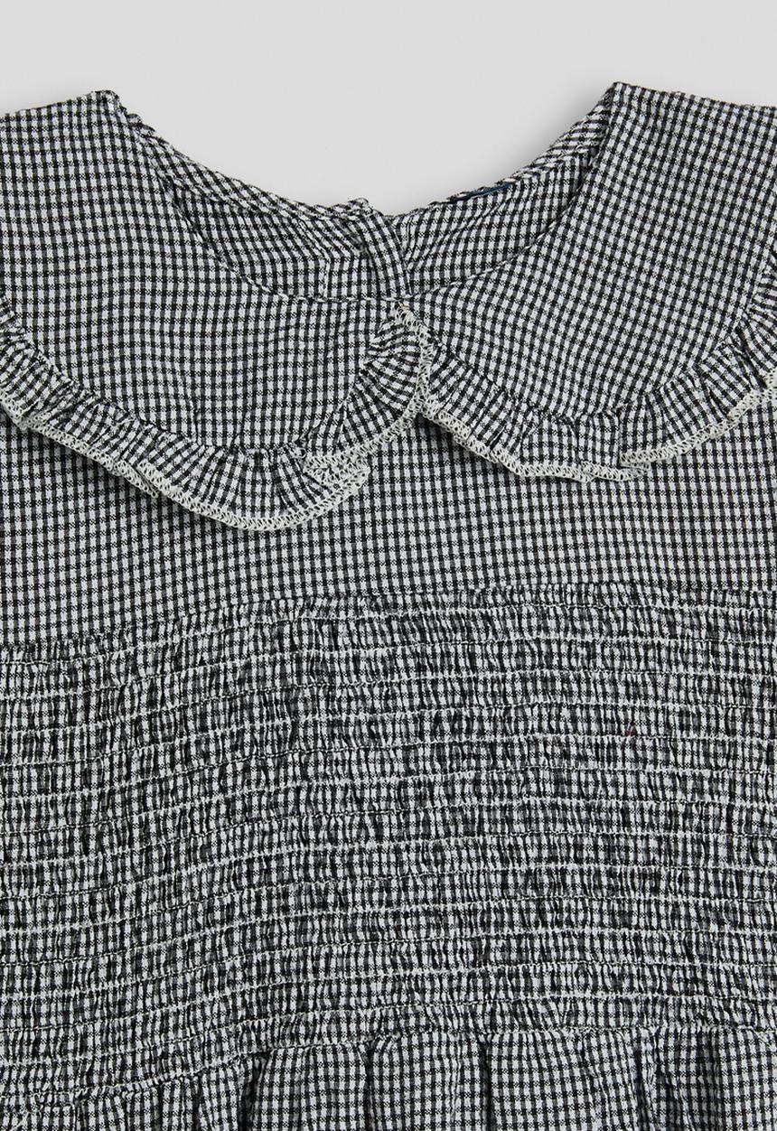 Pop Candy - Smocked dress - charcoal