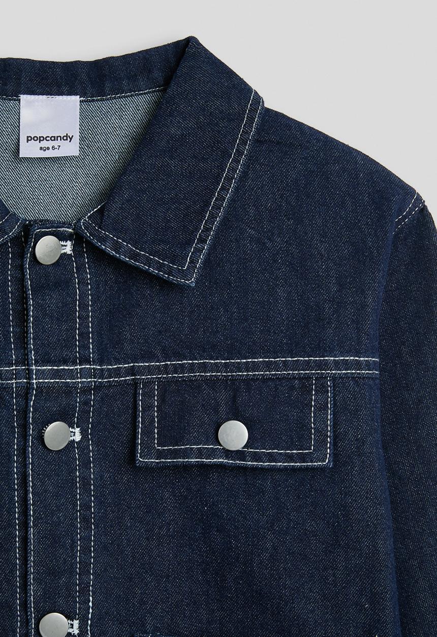 Pop Candy - Denim jacket - navy blue