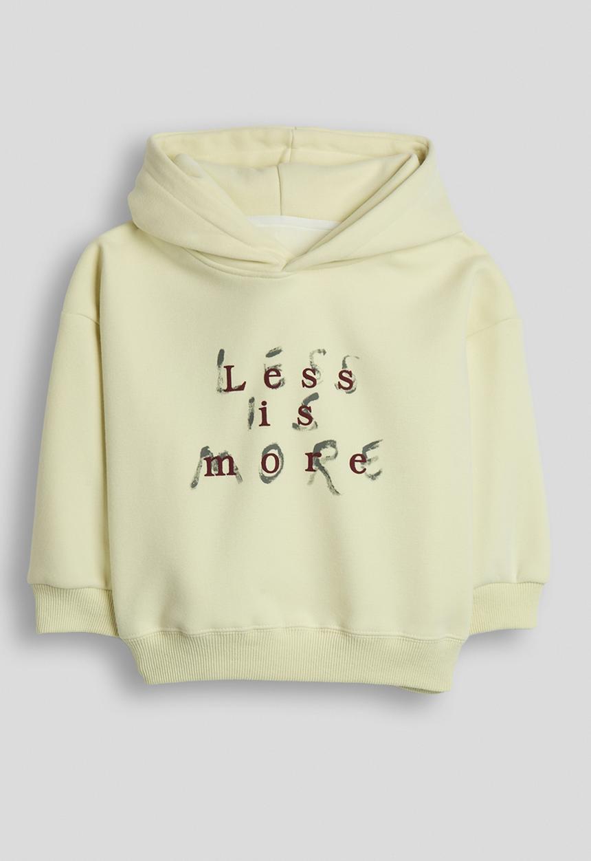 Pop Candy - Slogan print hoodie - cornfield white