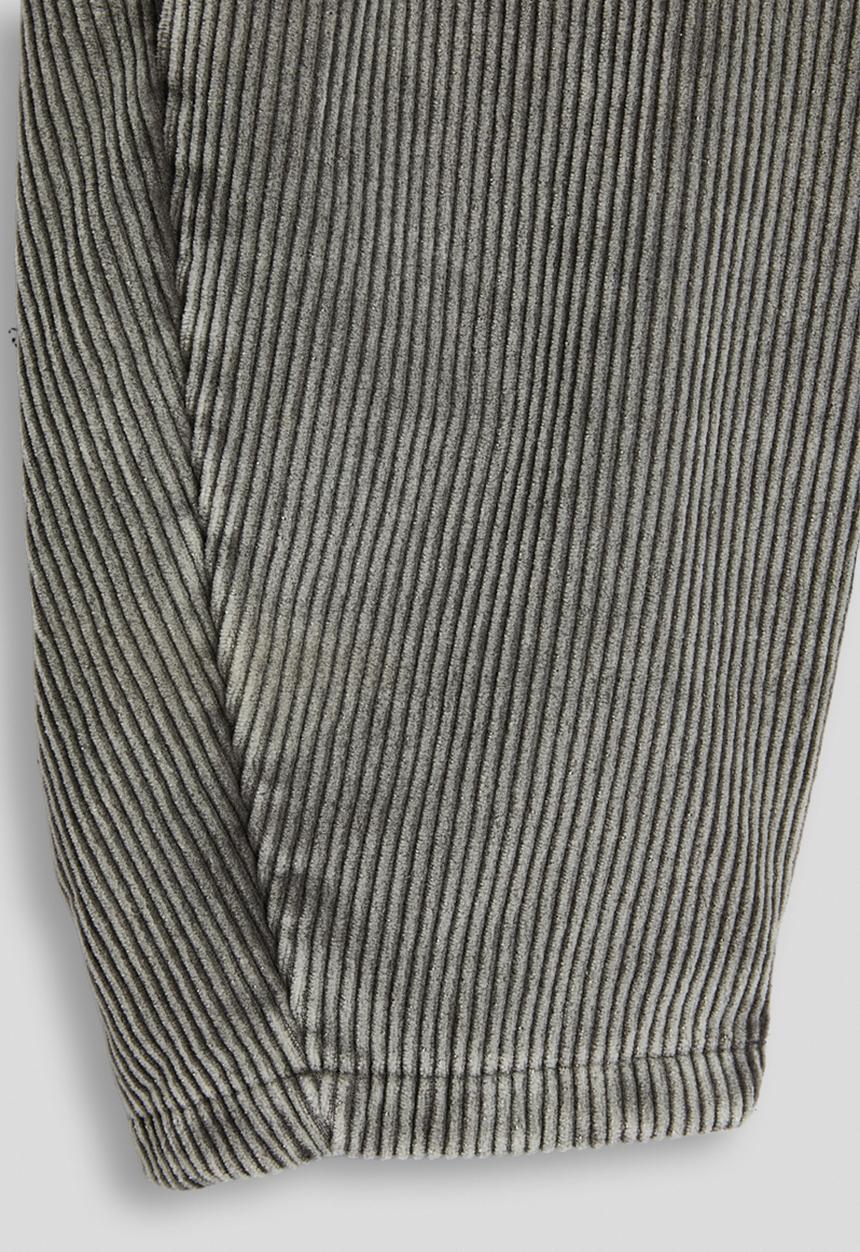 Pop Candy - Corduroy barrel pants - distressed grey