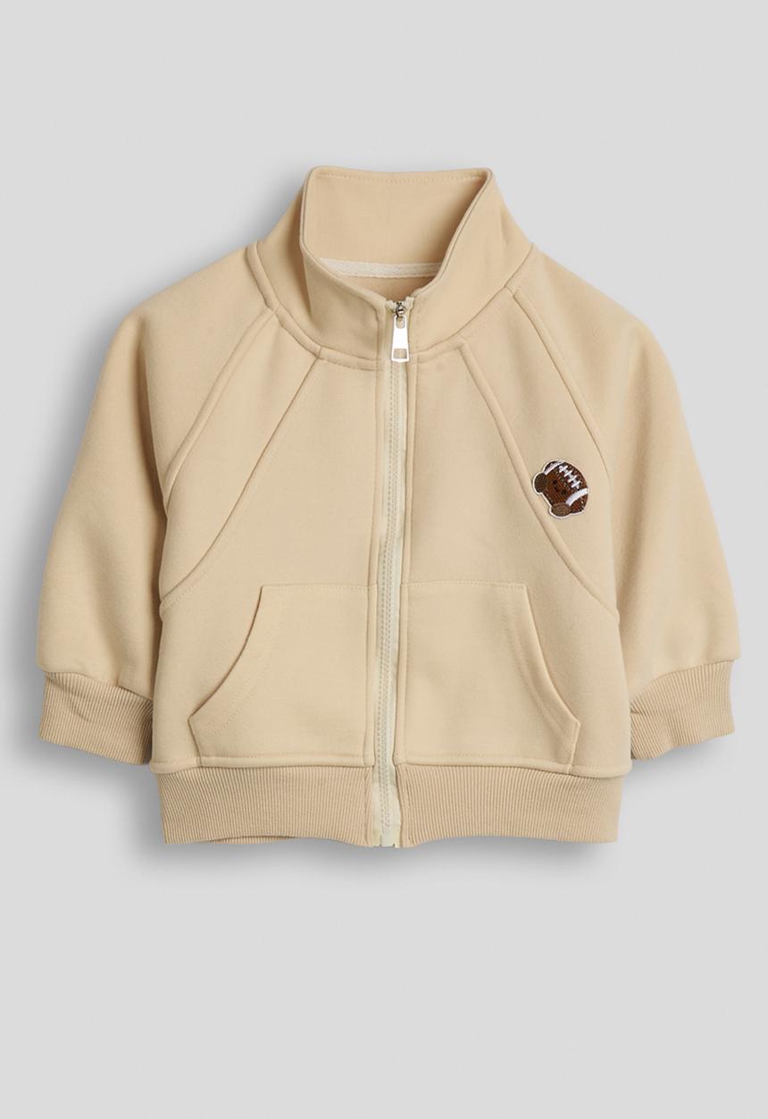 Pop Candy - Zipper jacket - milk tea