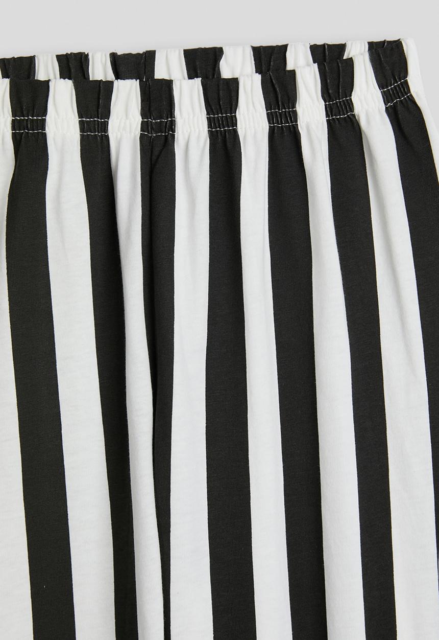 Pop Candy - Stretchy pants - black stripes
