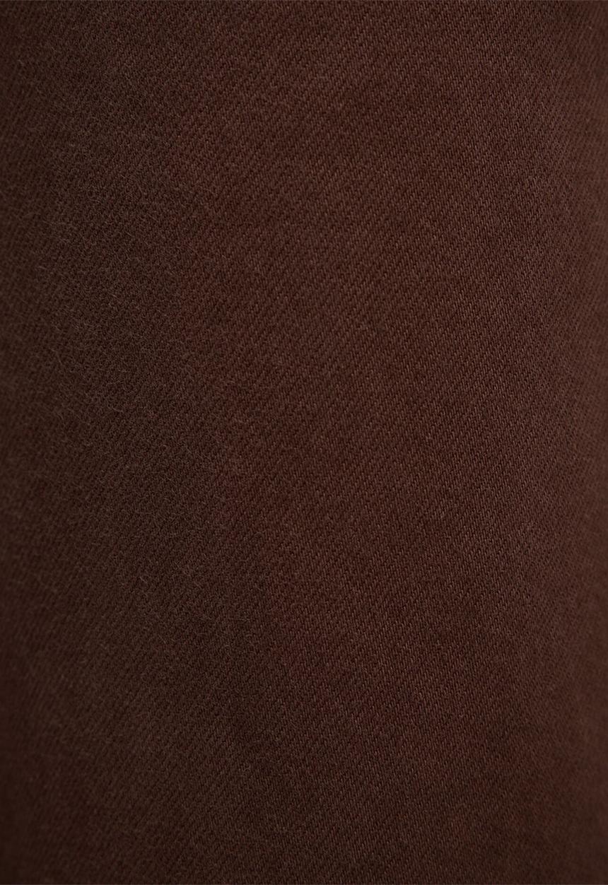 Forever New - Gia high-rise wide leg jeans in chocolate