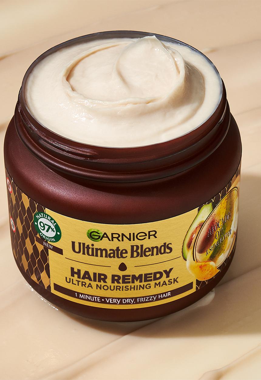 Garnier - Ultimate Blend Curl Hair Remedy Mask Avocado 340ml
