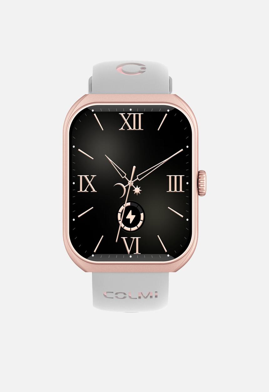 Colmi - COLMI P86 Smart Watch Two-color Strap Bands P86-SSP - Grey & Pink