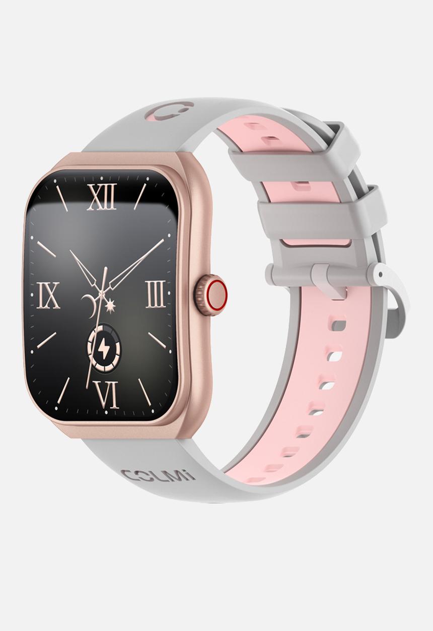 Colmi - COLMI P86 Smart Watch Two-color Strap Bands P86-SSP - Grey & Pink