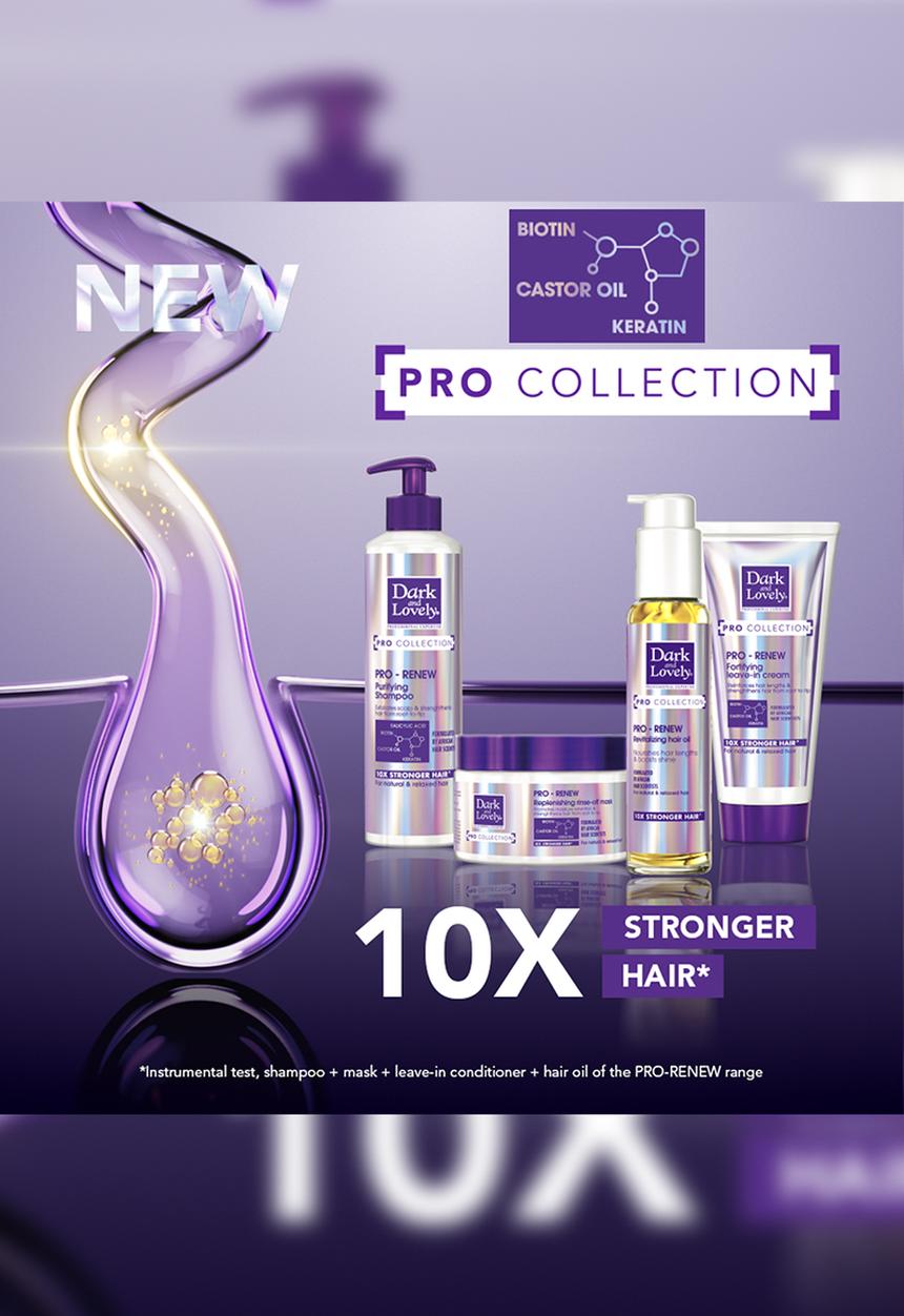 Dark and Lovely - Pro Collection Fortifying Leave-In Cream - 200ml