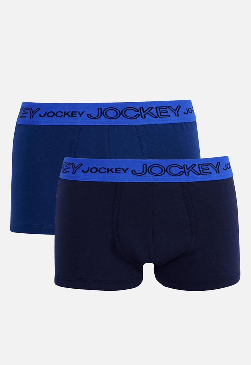 Jockey - 2 Pack Boys Pouch Trunk - Blue